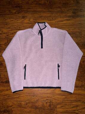 Brooks Brothers Teddy Fleece Half-Zip Sherpa Pullover